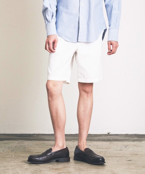 Magine(マージン)の「カラーチノショーツ(チノパンツ・メンズ・ブラック/オフホワイト/ベージュ/グレー/ダークネイビー・マルチサイズ)」の2枚目の写真