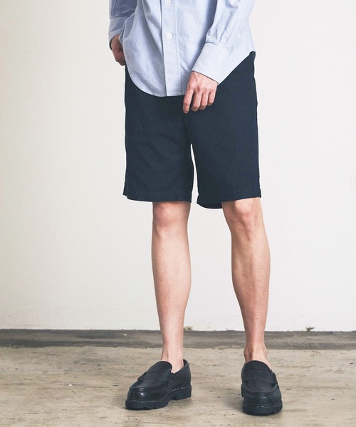 Magine(マージン)の「カラーチノショーツ(チノパンツ・メンズ・ブラック/オフホワイト/ベージュ/グレー/ダークネイビー・マルチサイズ)」の5枚目の写真