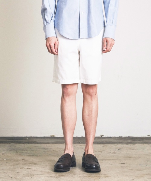 Magine(マージン)の「カラーチノショーツ(チノパンツ・メンズ・ブラック/オフホワイト/ベージュ/グレー/ダークネイビー・マルチサイズ)」の6枚目の写真