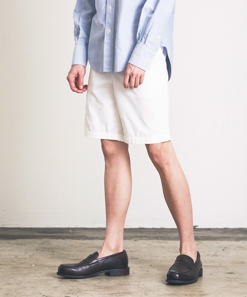 Magine(マージン)の「カラーチノショーツ(チノパンツ・メンズ・ブラック/オフホワイト/ベージュ/グレー/ダークネイビー・マルチサイズ)」の8枚目の写真