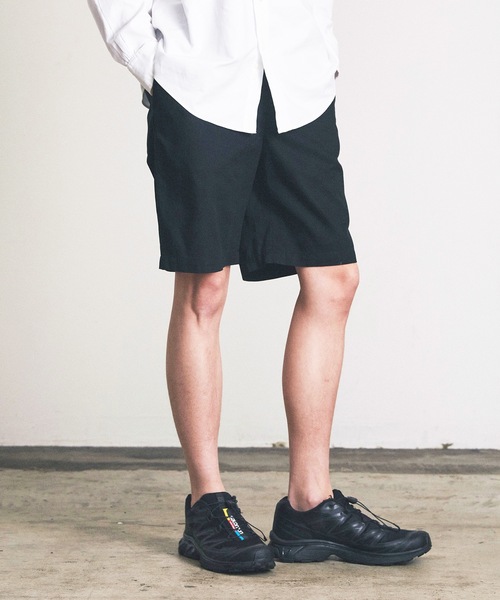 Magine(マージン)の「カラーチノショーツ(チノパンツ・メンズ・ブラック/オフホワイト/ベージュ/グレー/ダークネイビー・マルチサイズ)」の13枚目の写真