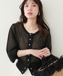 ドット釦シアーカーデ