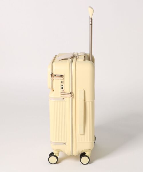 Jewelna Rose（ジュエルナローズ）の「コゼット・スーツケース 機内持ち込みサイズ 33L 05541（スーツケース/キャリーバッグ・レディース・ホワイト/グレイッシュベージュ/イエロー・FREE）」の14枚目の写真
