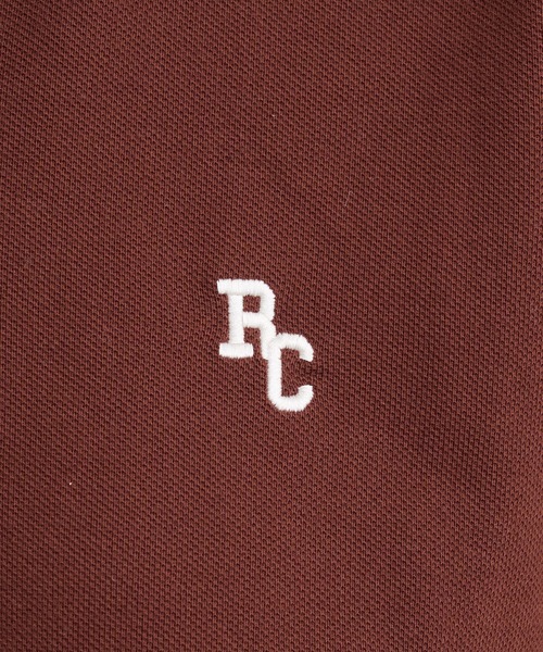 RAY CASSIN(レイカズン)の「配色胸刺繍ポロ(ポロシャツ・レディース・ブラウン/ホワイト/グレー/ネイビー・FREE)」の6枚目の写真