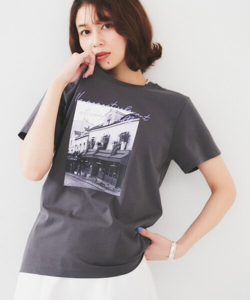 UNTITLED / アンタイトル 【洗える】ロゴTシャツ 洗える】ロゴTシャツ（Tシャツ） | UNTITLED（アンタイトル