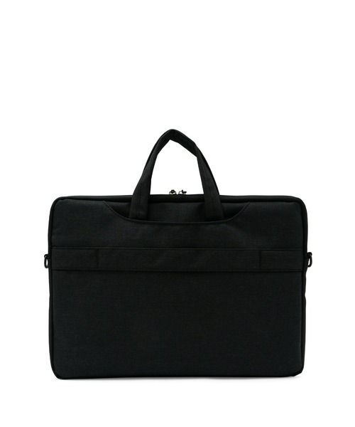 持ち運びに便利✨綺麗めブラック✨薄型 軽量 バッテリ長持 2台目 ノートパソコン セール】ナイロン2wayPCバッグ【16インチ】A4 高密度ナイロン ノート