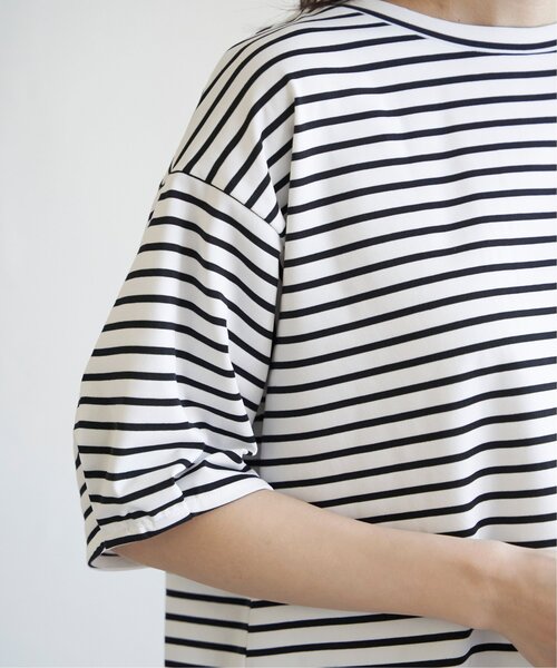 ikka(イッカ)の「【接触冷感/親子コーデ】冷感バックシャンプルオーバー(Tシャツ/カットソー・レディース・グリーン/ブルー/グレー/オフホワイト・M/L/S)」の12枚目の写真