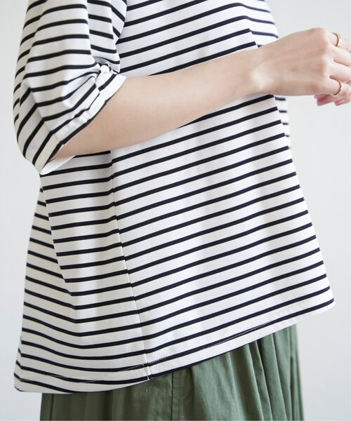 ikka(イッカ)の「【接触冷感/親子コーデ】冷感バックシャンプルオーバー(Tシャツ/カットソー・レディース・グリーン/ブルー/グレー/オフホワイト・M/L/S)」の11枚目の写真