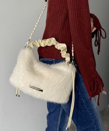 No.D529 ホワイトデニム⭐【L】3段フリルチューリップバッグ⭐ ボタンデニムチューブトップ | レディースファッション通販 - DHOLIC