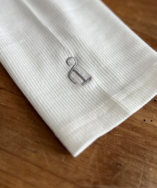 Chez toi（シェトワ）の「7分袖アシメT（Tシャツ/カットソー・レディース・ホワイト/グレー・FREE）」の20枚目の写真