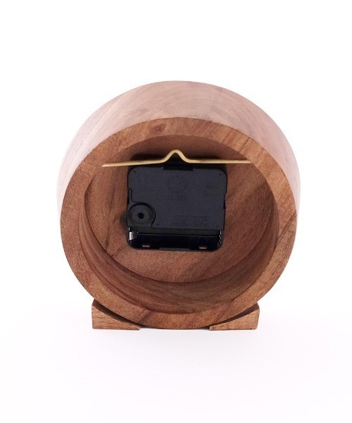 TIMELESS COMFORT（タイムレスコンフォート）の「BRASSと木の掛け・置き時計（置時計・レディース・ブラウン・ONE SIZE）」の3枚目の写真