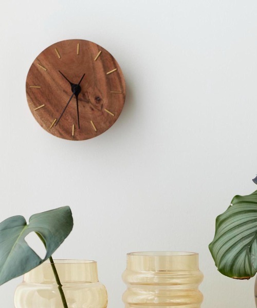 TIMELESS COMFORT（タイムレスコンフォート）の「BRASSと木の掛け・置き時計（置時計・レディース・ブラウン・ONE SIZE）」の9枚目の写真