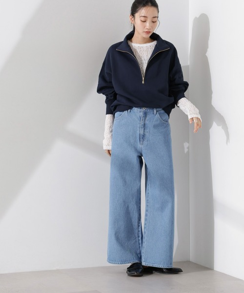 NANO universe（ナノユニバース）の「シアーレースカットトップス（Tシャツ/カットソー・レディース・ブラック/ホワイト/ベージュ・FREE）」の22枚目の写真