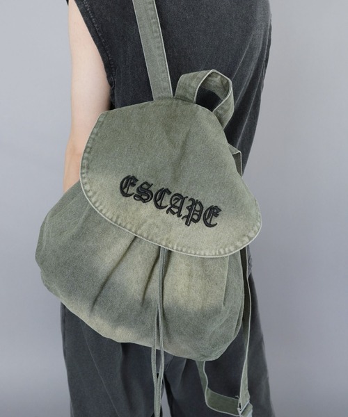 SMFK デニムリュックサック Compass Tarpan Denim Backpack Black (Large) – SMFK Official