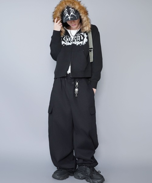 グランジデニムナップサック/ユニセックス/Y2Kリュック/軽量バッグ