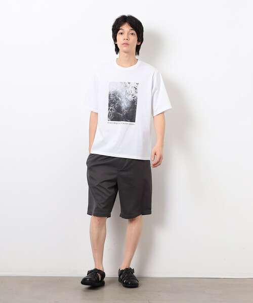 COMME CA ISM(コムサイズム)の「【接触冷感】 Feel-Cool フォトTシャツ 「SEA」(Tシャツ/カットソー・メンズ・ホワイト/グレー・LARGE/MEDIUM)」の15枚目の写真