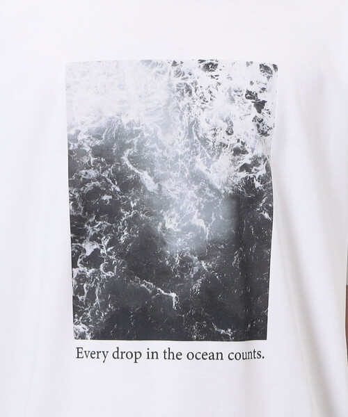 COMME CA ISM(コムサイズム)の「【接触冷感】 Feel-Cool フォトTシャツ 「SEA」(Tシャツ/カットソー・メンズ・ホワイト/グレー・LARGE/MEDIUM)」の18枚目の写真