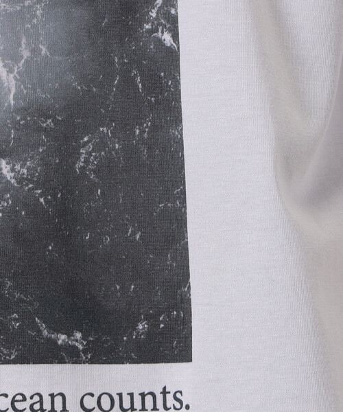 COMME CA ISM(コムサイズム)の「【接触冷感】 Feel-Cool フォトTシャツ 「SEA」(Tシャツ/カットソー・メンズ・ホワイト/グレー・LARGE/MEDIUM)」の14枚目の写真
