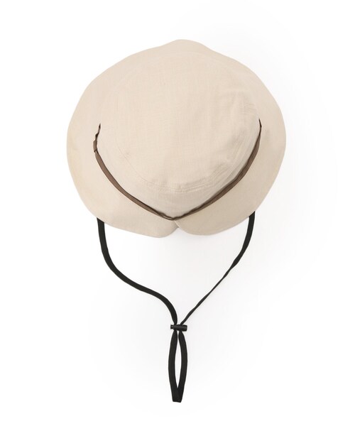 SHOO・LA・RUE(シューラルー)の「【UVカット】紐付きハット【サイズ調整/あご紐付き】(ハット・レディース・ブラック/ベージュ/ネイビー/グレー・00)」の11枚目の写真