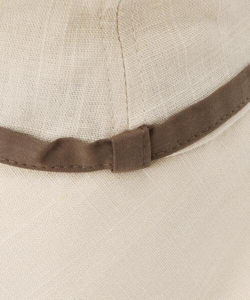 SHOO・LA・RUE(シューラルー)の「【UVカット】紐付きハット【サイズ調整/あご紐付き】(ハット・レディース・ブラック/ベージュ/ネイビー/グレー・00)」の7枚目の写真