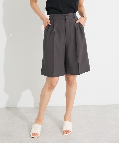 CRAFT STANDARD BOUTIQUE(クラフトスタンダードブティック)の「ハーフパンツ◆(チノパンツ・レディース・チャコールグレー/ベージュ・FREE)」の21枚目の写真