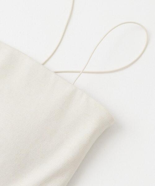 URBAN RESEARCH ROSSO WOMEN（アーバンリサーチ　ロッソ）の「抗菌防臭カップ付ベアラメキャミソール（キャミソール・レディース・オフホワイト/グレー/ブラック・FREE）」の5枚目の写真