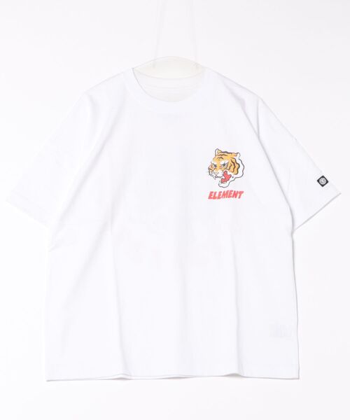 ELEMENT（エレメント）の「ELEMENT DOVE TIGER SS（Tシャツ/カットソー・メンズ・ブラック/ホワイト・M/L）」の3枚目の写真