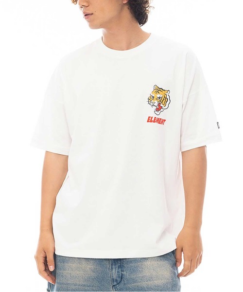 ELEMENT（エレメント）の「ELEMENT DOVE TIGER SS（Tシャツ/カットソー・メンズ・ブラック/ホワイト・M/L）」の5枚目の写真