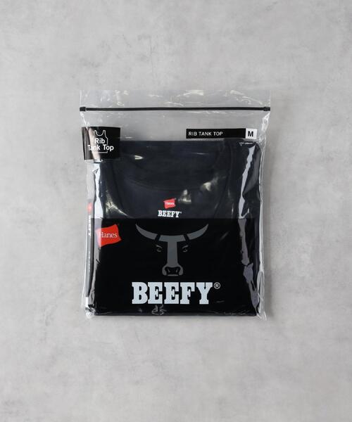 HANES(ヘインズ)の「HANES(ヘインズ)【メンズ】「BEEFY」タンクトップ(タンクトップ・メンズ・ブラック/ホワイト・L/M/XL)」の12枚目の写真