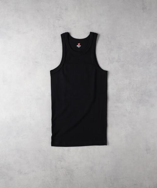 HANES(ヘインズ)の「HANES(ヘインズ)【メンズ】「BEEFY」タンクトップ(タンクトップ・メンズ・ブラック/ホワイト・L/M/XL)」の14枚目の写真