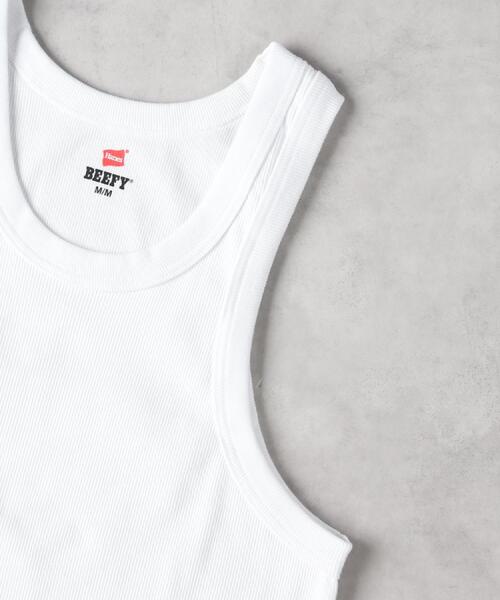 HANES(ヘインズ)の「HANES(ヘインズ)【メンズ】「BEEFY」タンクトップ(タンクトップ・メンズ・ブラック/ホワイト・L/M/XL)」の15枚目の写真