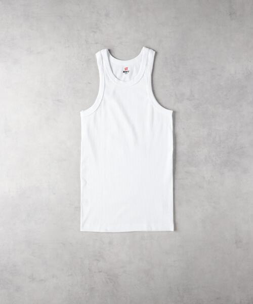 HANES(ヘインズ)の「HANES(ヘインズ)【メンズ】「BEEFY」タンクトップ(タンクトップ・メンズ・ブラック/ホワイト・L/M/XL)」の22枚目の写真