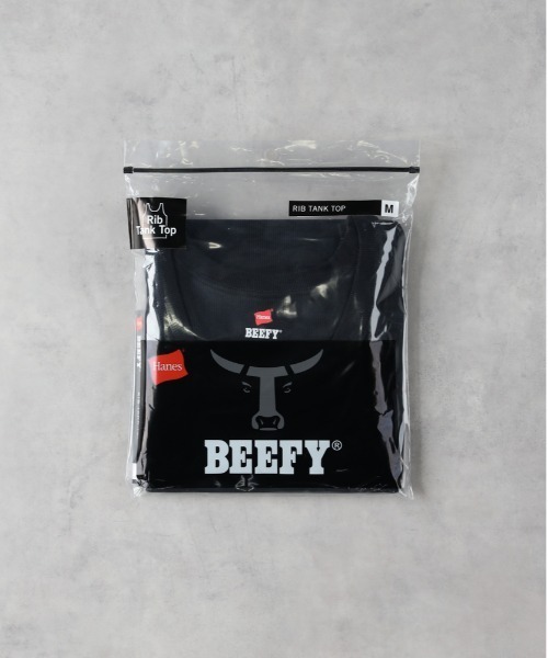 HANES（ヘインズ）の「【HANES】ＢＥＥＦＹタンクトップ（タンクトップ・メンズ・ブラック/ホワイト・L/M/XL）」の10枚目の写真