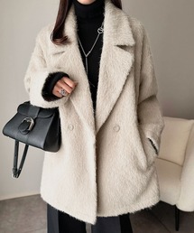 ⭐️Y'Sベージュ系ニットテーラードジャケット⭐️セール テーラードジャケット（ベージュ系・ウール・ニット