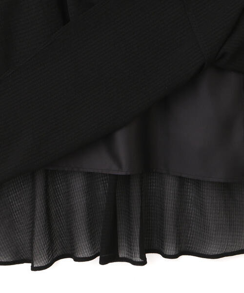 PROPORTION BODY DRESSING（プロポーションボディドレッシング）の「シアーシャツワンピース / 1215140512（ワンピース・レディース・グレー/ブラック・SMALL/MEDIUM）」の16枚目の写真