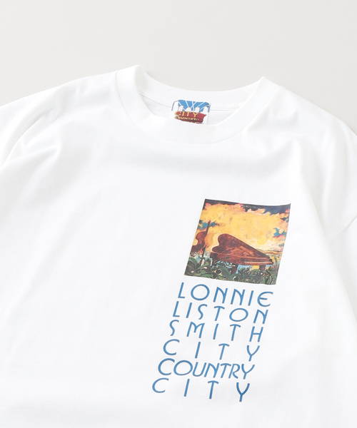 CITY COUNTRY CITY(シティーカントリーシティー)の「CCC x LONNIE LISTON SMITH_EXPANSIONS(Tシャツ/カットソー・メンズ・ホワイト・MEDIUM/LARGE)」の3枚目の写真