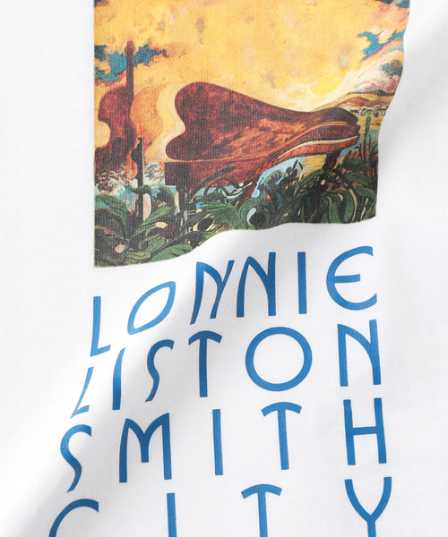 CITY COUNTRY CITY(シティーカントリーシティー)の「CCC x LONNIE LISTON SMITH_EXPANSIONS(Tシャツ/カットソー・メンズ・ホワイト・MEDIUM/LARGE)」の6枚目の写真