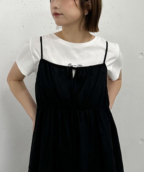 archives（アルシーヴ）の「ロゴ刺繍チビＴｅｅ（Tシャツ/カットソー・レディース・オフホワイト/チャコールグレー/ネイビー/イエロー・MEDIUM）」の10枚目の写真