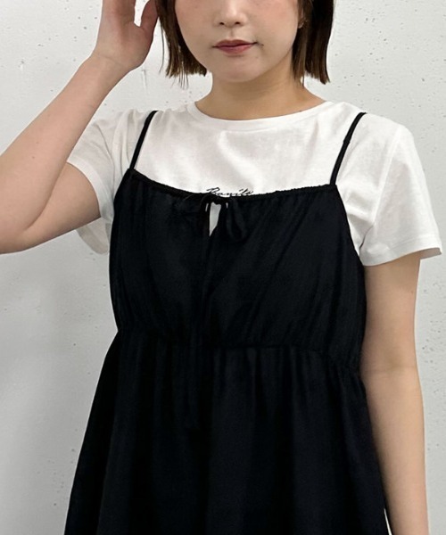 archives（アルシーヴ）の「ロゴ刺繍チビＴｅｅ（Tシャツ/カットソー・レディース・オフホワイト/チャコールグレー/ネイビー/イエロー・MEDIUM）」の8枚目の写真