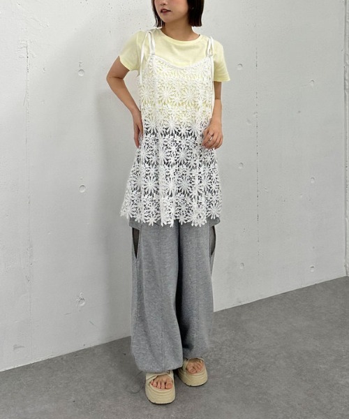 archives（アルシーヴ）の「ロゴ刺繍チビＴｅｅ（Tシャツ/カットソー・レディース・オフホワイト/チャコールグレー/ネイビー/イエロー・MEDIUM）」の19枚目の写真