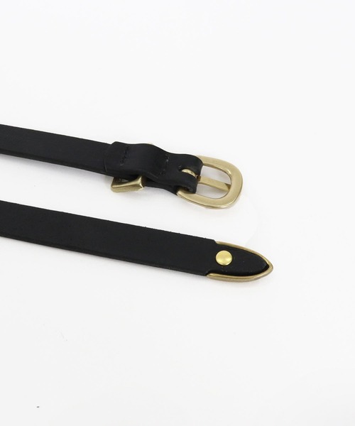 mko12904-ADAM PATEK×THEOREM Italian Leather Thin-Belt ベルト