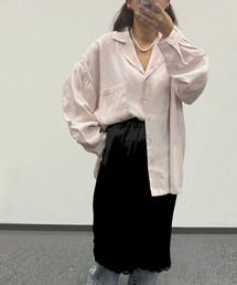 hyu,il（ヒュイル）の「ストレッチサテン レイヤードスカート / Layerd skirt（スカート）」