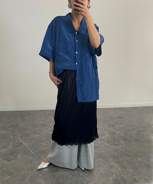 スカート NON TOKYO/SHEAR LAYERD SKIRT STUDIOUS スカート 「NON TOKYO/ノントーキョー」DIRECT PRINT