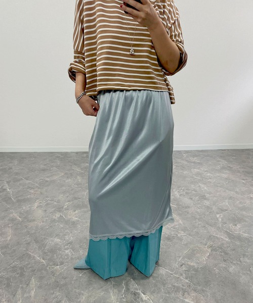 スカート NON TOKYO/SHEAR LAYERD SKIRT STUDIOUS スカート 「NON TOKYO/ノントーキョー」DIRECT PRINT