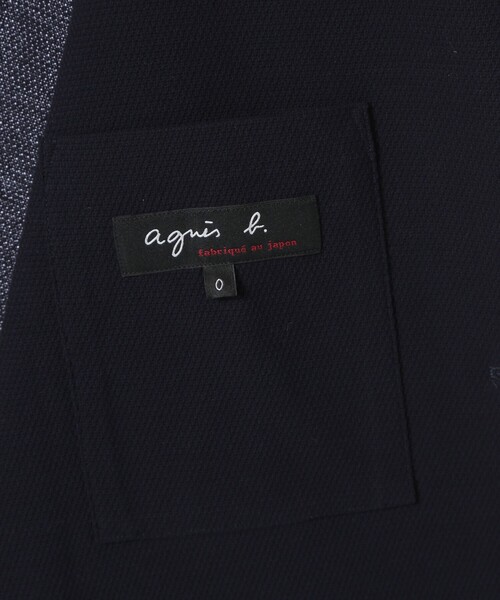 agnes b.(アニエスベー)の「【Outlet】メンズ ジャケット(テーラードジャケット・メンズ・ネイビー・0/2/1)」の7枚目の写真