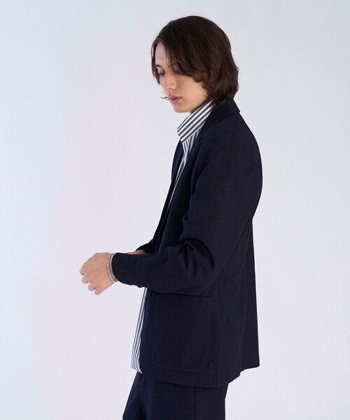 agnes b.(アニエスベー)の「【Outlet】メンズ ジャケット(テーラードジャケット・メンズ・ネイビー・0/2/1)」の9枚目の写真