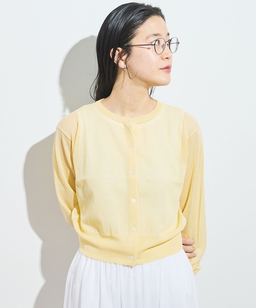 fig London(フィグロンドン)の「raw cardigan(カーディガン/ボレロ・レディース・サックスブルー/ブラック/イエロー/レッド・FREE)」の3枚目の写真