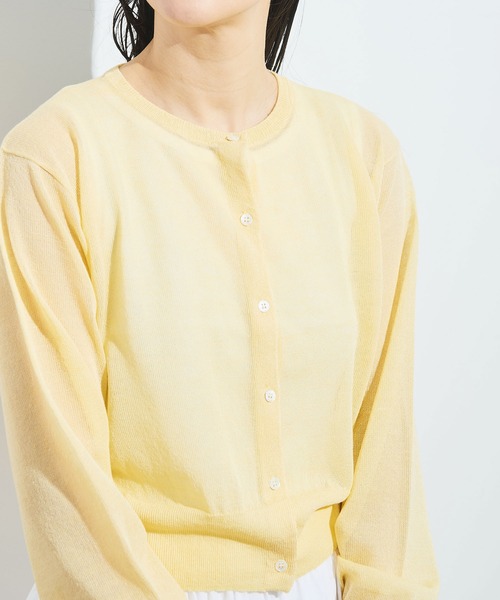 fig London(フィグロンドン)の「raw cardigan(カーディガン/ボレロ・レディース・サックスブルー/ブラック/イエロー/レッド・FREE)」の11枚目の写真