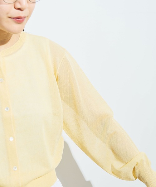 fig London(フィグロンドン)の「raw cardigan(カーディガン/ボレロ・レディース・サックスブルー/ブラック/イエロー/レッド・FREE)」の14枚目の写真