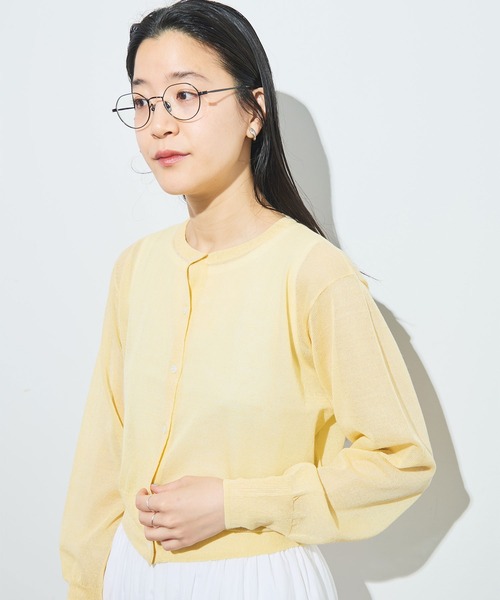 fig London(フィグロンドン)の「raw cardigan(カーディガン/ボレロ・レディース・サックスブルー/ブラック/イエロー/レッド・FREE)」の21枚目の写真